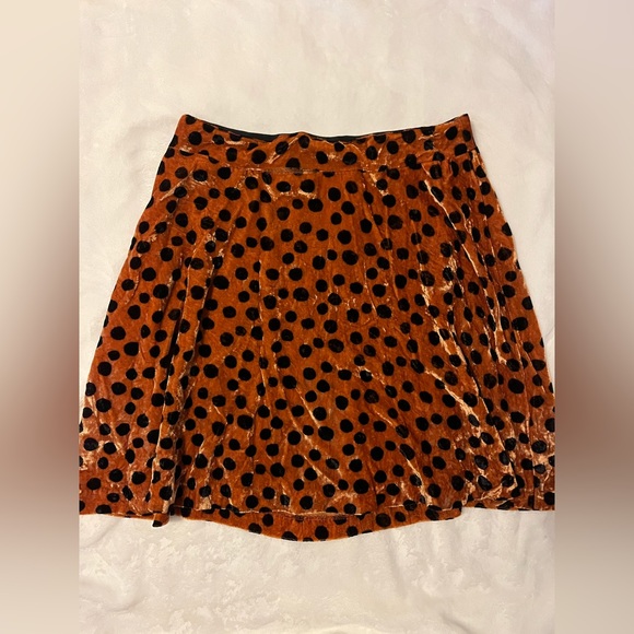 MADEWELL Velvet Leopard Skirt - Picture 3 of 6